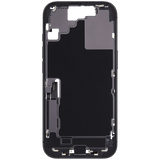 Mid-Frame Housing W/ Charging Port Flex & Small Parts For iPhone 17 (EU / Global Version) (Pull) (Black)