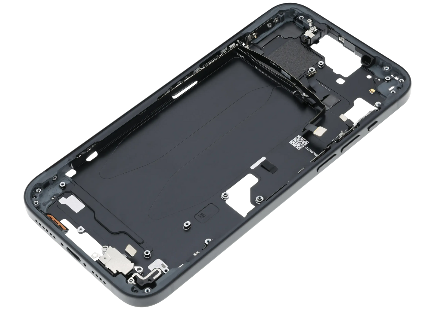 Mid-Frame Housing W/ Small Parts For iPhone 15 Plus (US Version) (Pull) (Black)