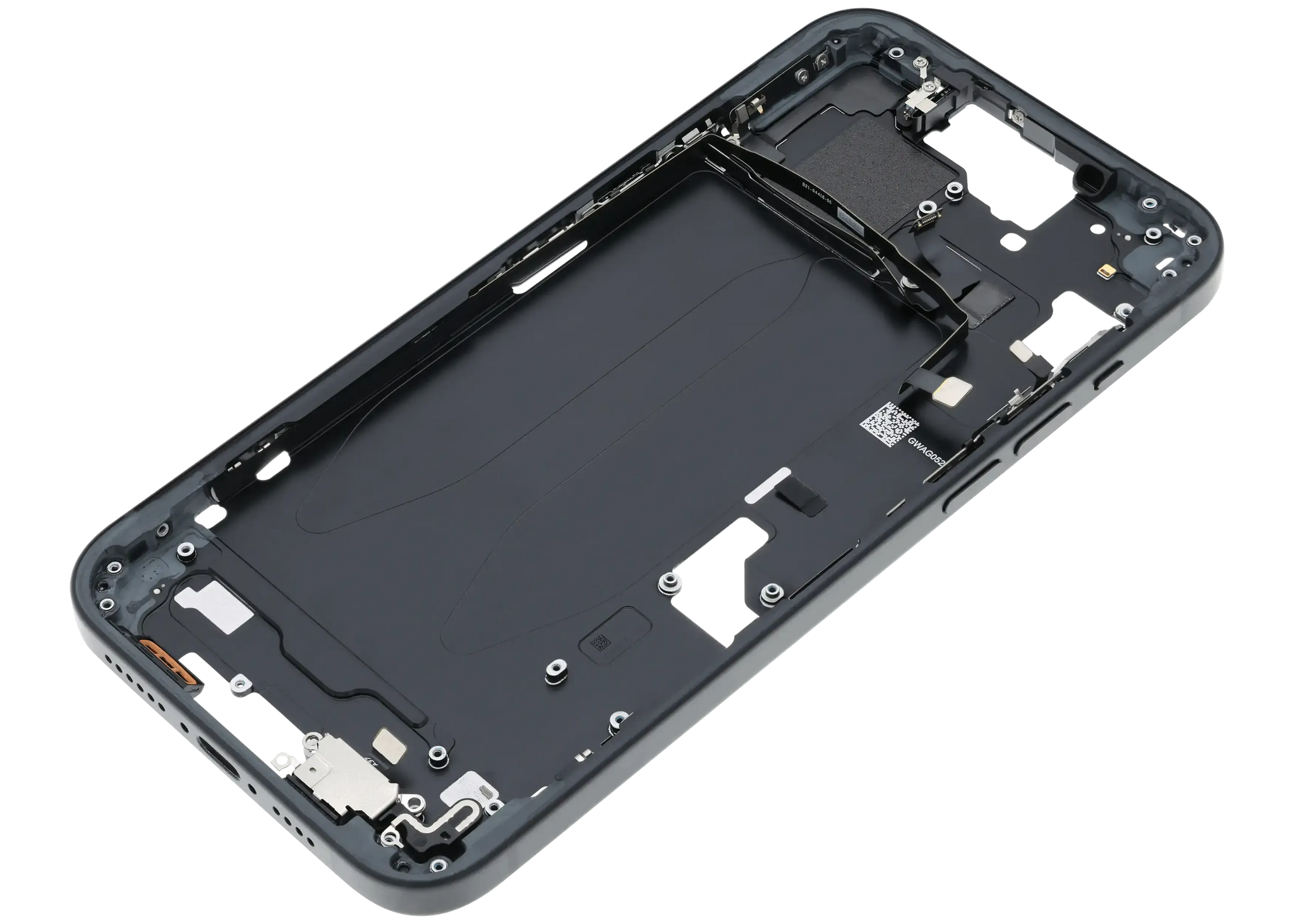 Mid-Frame Housing W/ Small Parts For iPhone 15 Plus (US Version) (Pull) (Black)
