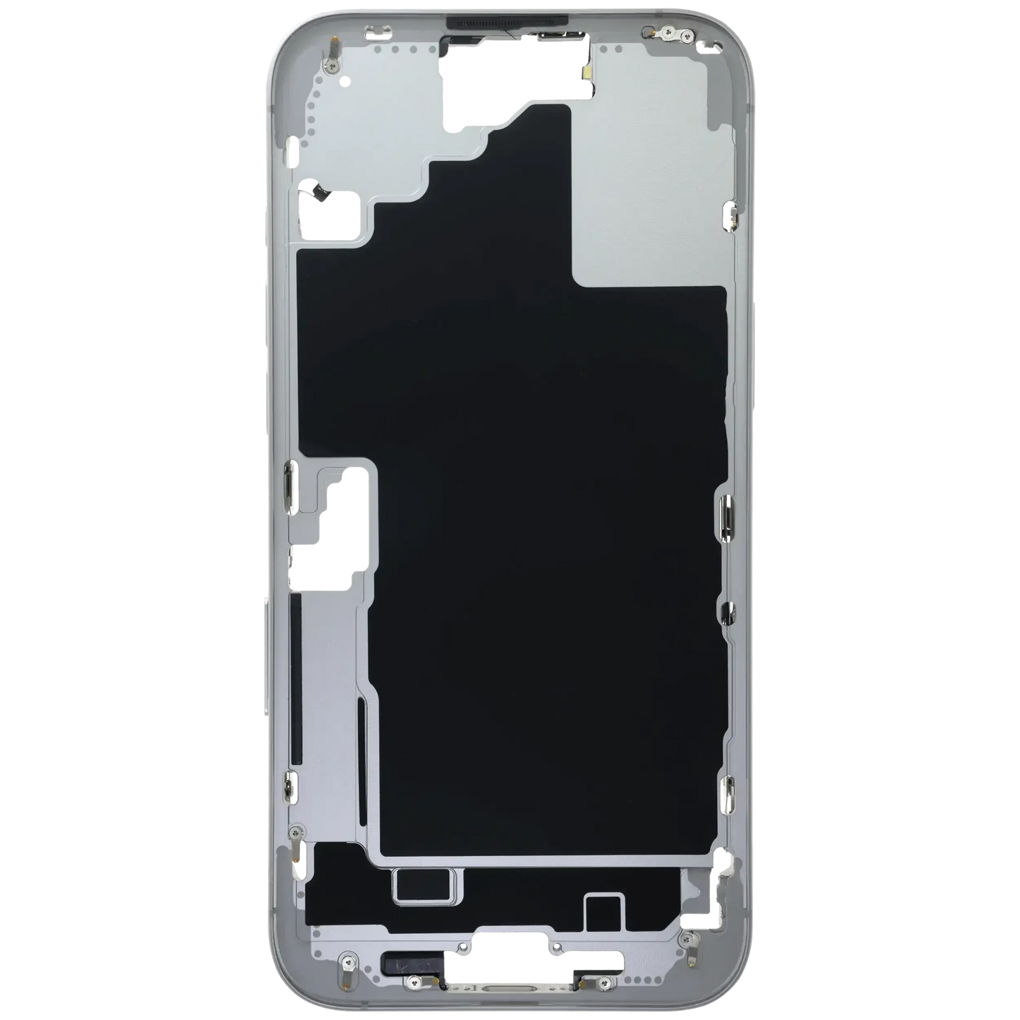 Mid-Frame Housing W/ Small Parts For iPhone 16 Plus (EU / Global Version) (Pull) (White)