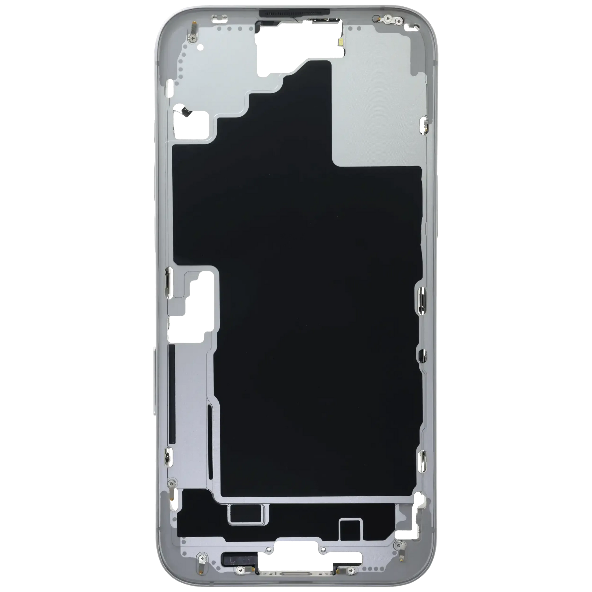 Mid-Frame Housing W/ Small Parts For iPhone 16 Plus (EU / Global Version) (Pull) (White)
