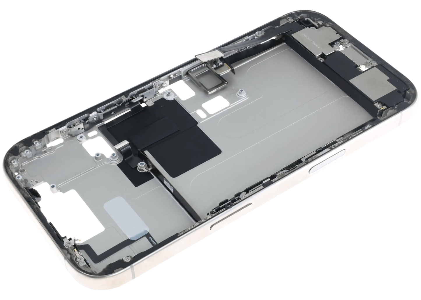 Mid-Frame Housing W/ Small Parts For iPhone 16 Pro (EU / Global Version) (Pull) (Natural Titanium)