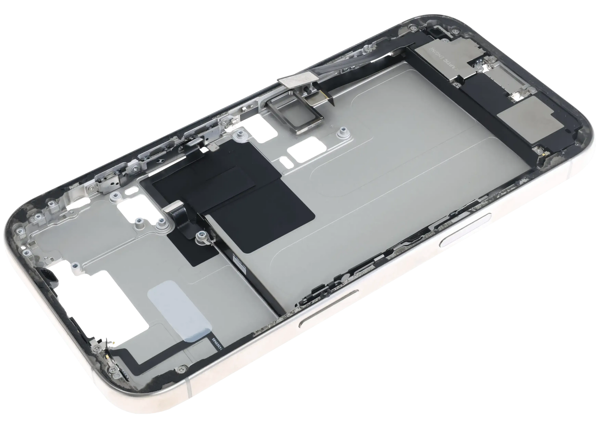 Mid-Frame Housing W/ Small Parts For iPhone 16 Pro (EU / Global Version) (Pull) (Natural Titanium)