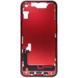 Mid-Frame Housing W/ Charging Port Flex & Small Parts For iPhone 14 (EU / Global Version) (Pull) (Red)