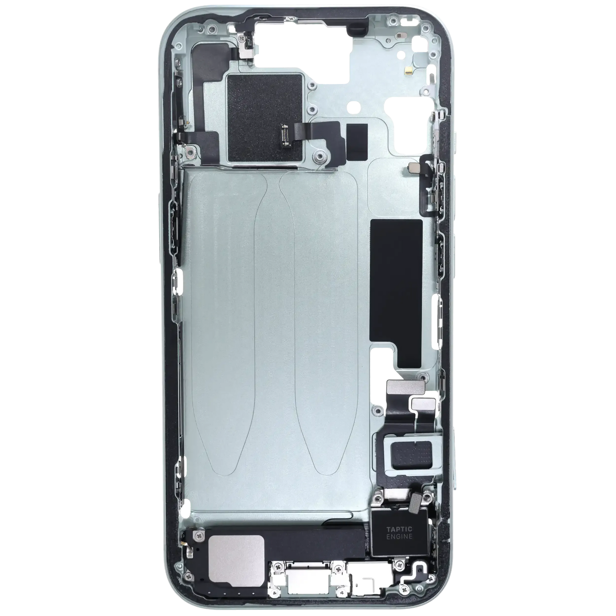 Mid-Frame Housing W/ Charging Port Flex & Small Parts For iPhone 15 (EU / Global Version) (Pull) (Green)