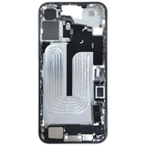 Mid-Frame Housing W/ Charging Port Flex & Small Parts For iPhone 16 Plus (EU / Global Version) (Pull) (White)