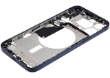 Mid-Frame Housing W/ Small Parts For iPhone 15 Pro Max (EU / Global Version) (Used OEM Pull: Grade A) (Blue Titanium)