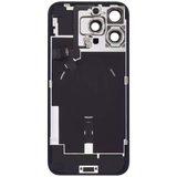 Back Glass w/ MagSafe Magnet & NFC & Flashlight Flex For iPhone 16 Pro Max (Used OEM Pull: Grade A) (Black Titanium)