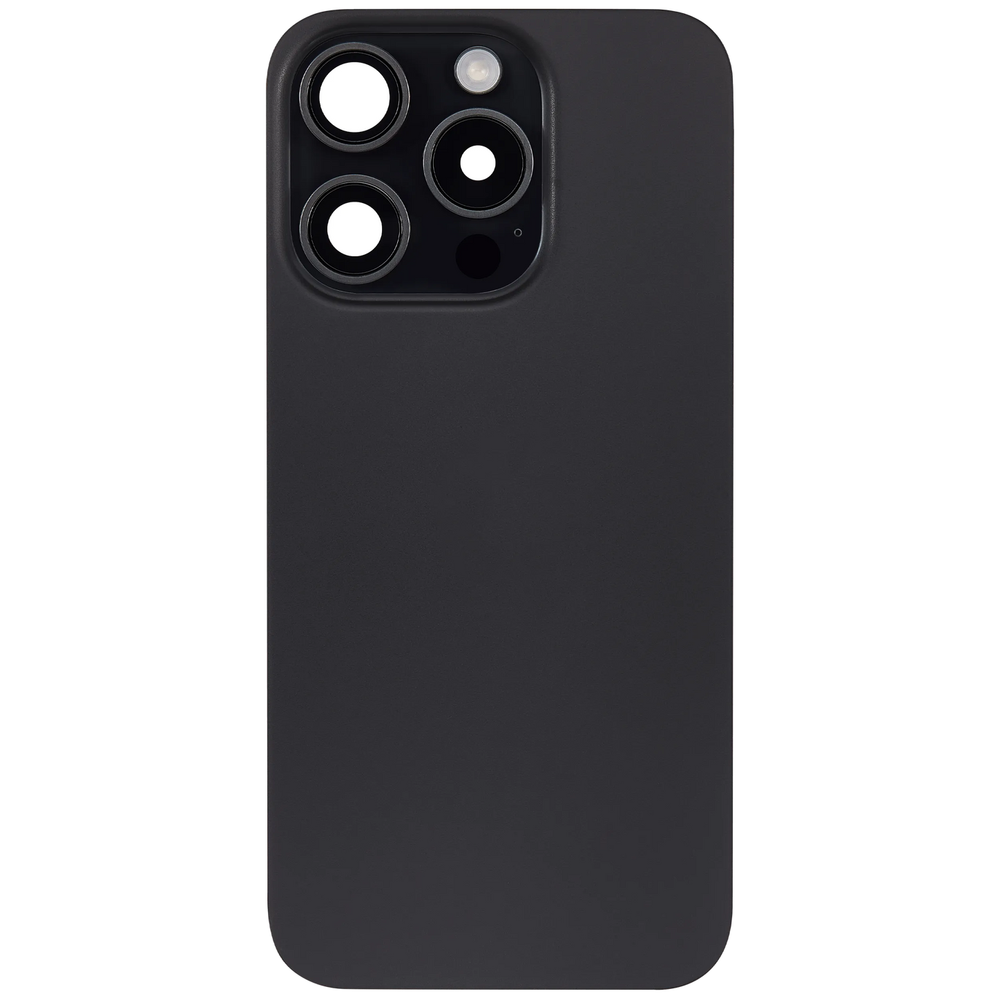 Back Glass w/ MagSafe Magnet & NFC & Flashlight Flex For iPhone 15 Pro (Pull) (Black Titanium)