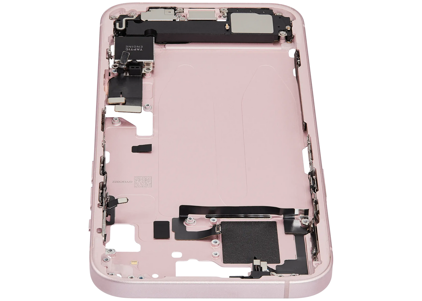 Mid-Frame Housing W/ Charging Port Flex & Small Parts For iPhone 15 Plus (EU / Global Version) (Pull) (Pink)