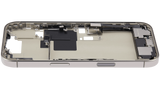 Mid-Frame Housing W/ Charging Port Flex & Small Parts For iPhone 16 Pro (EU / Global Version) (Pull) (Natural Titanium)
