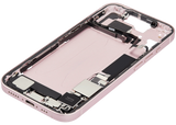 Mid-Frame Housing W/ Charging Port Flex & Small Parts For iPhone 15 (US Version) (Pull) (Pink)