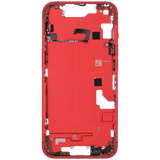 Mid-Frame Housing W/ Small Parts For iPhone 14 (EU / Global Version) (Pull) (Red)