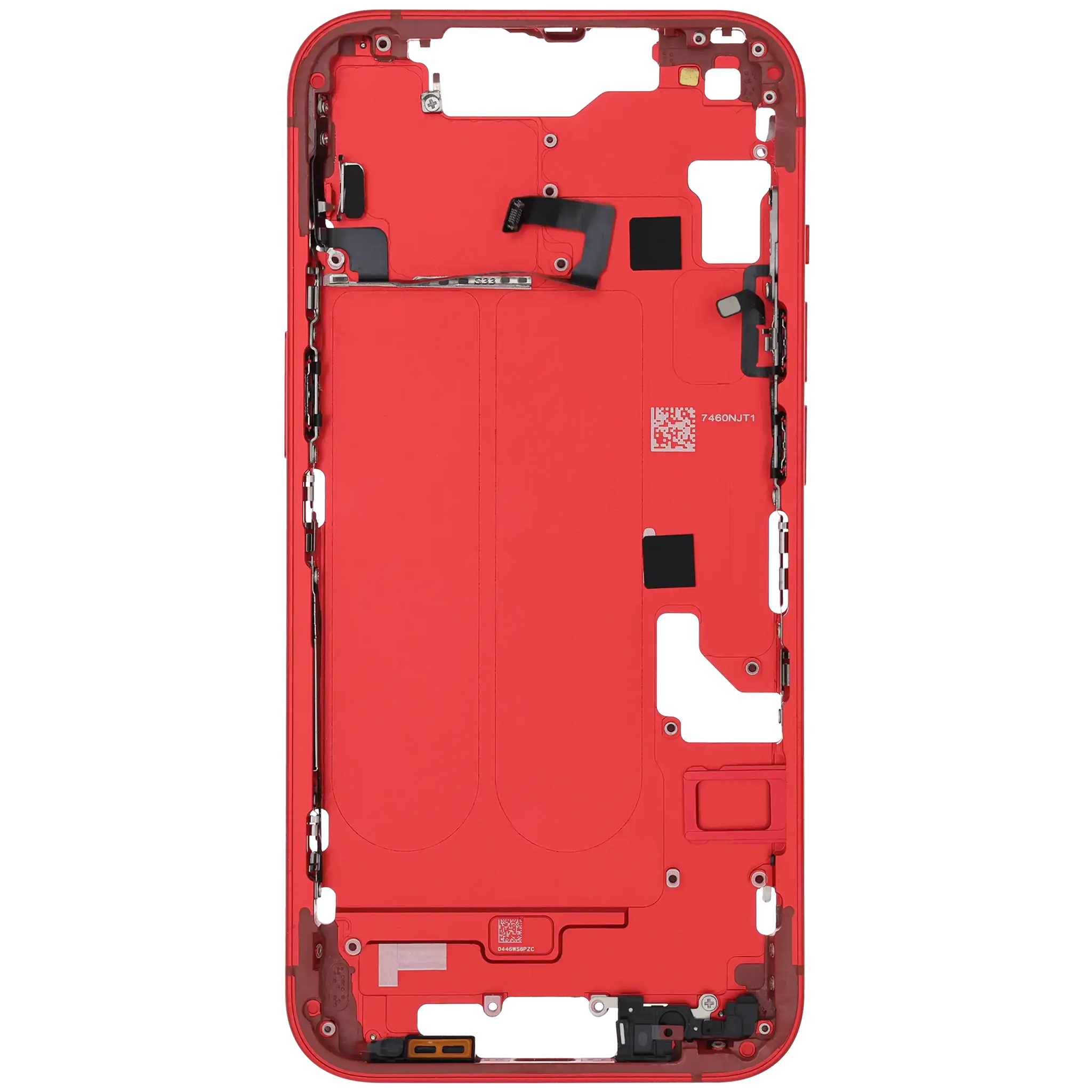 Mid-Frame Housing W/ Small Parts For iPhone 14 (EU / Global Version) (Pull) (Red)