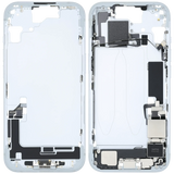 Mid-Frame Housing W/ Charging Port Flex & Small Parts For iPhone 15 (US Version) (Pull) (Blue)