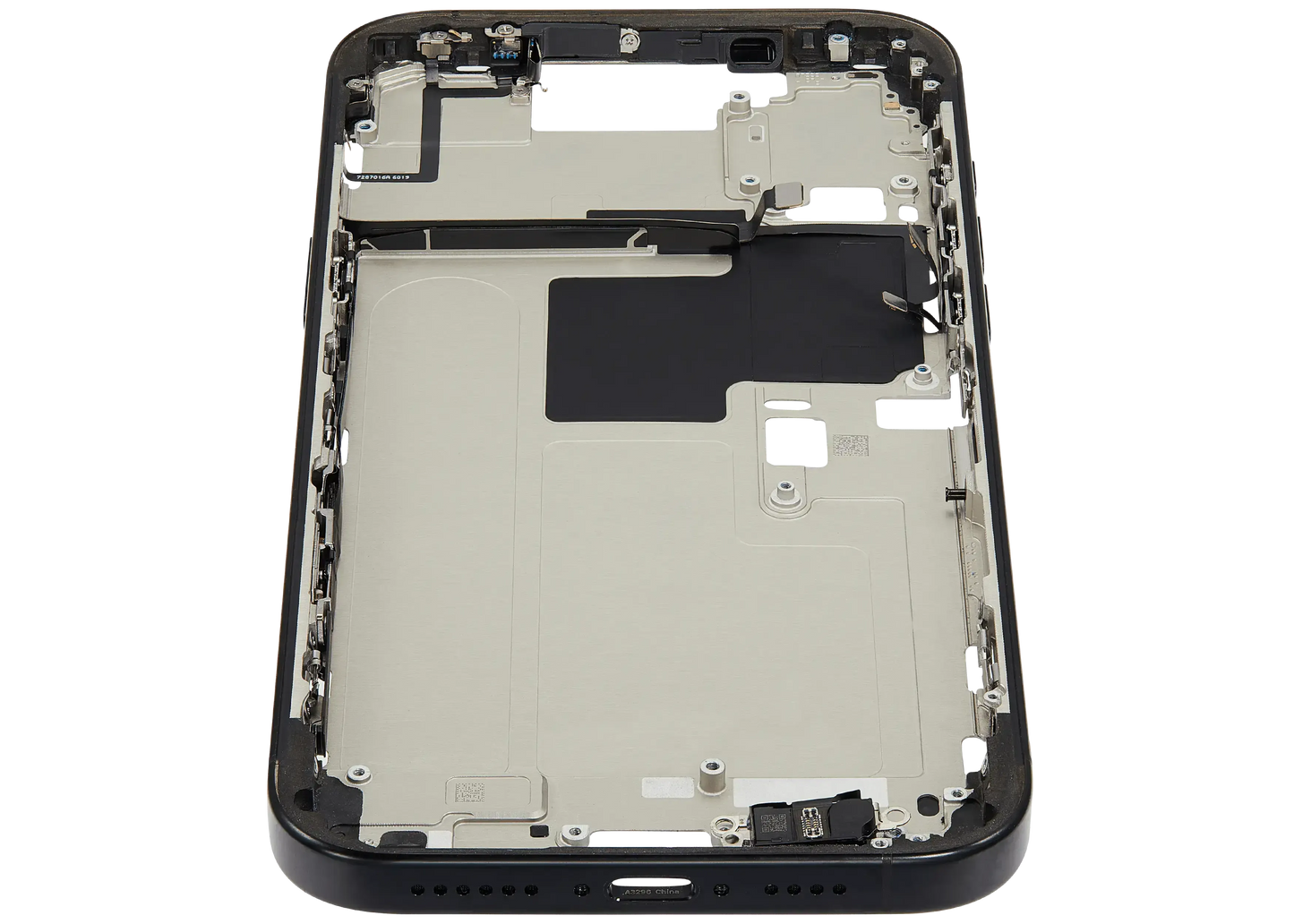 Mid-Frame Housing W/ Small Parts For iPhone 16 Pro Max (EU / Global Version) (Pull) (Black Titanium)