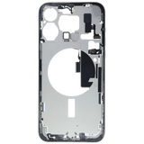 Mid-Frame Housing W/ Small Parts For iPhone 15 Pro Max (EU / Global Version) ( Pull) (White Titanium)