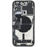 Back Housing W/ Charging Port Flex & Small Parts For iPhone 14 Pro (EU / Global Version) (Pull) (Space Black)