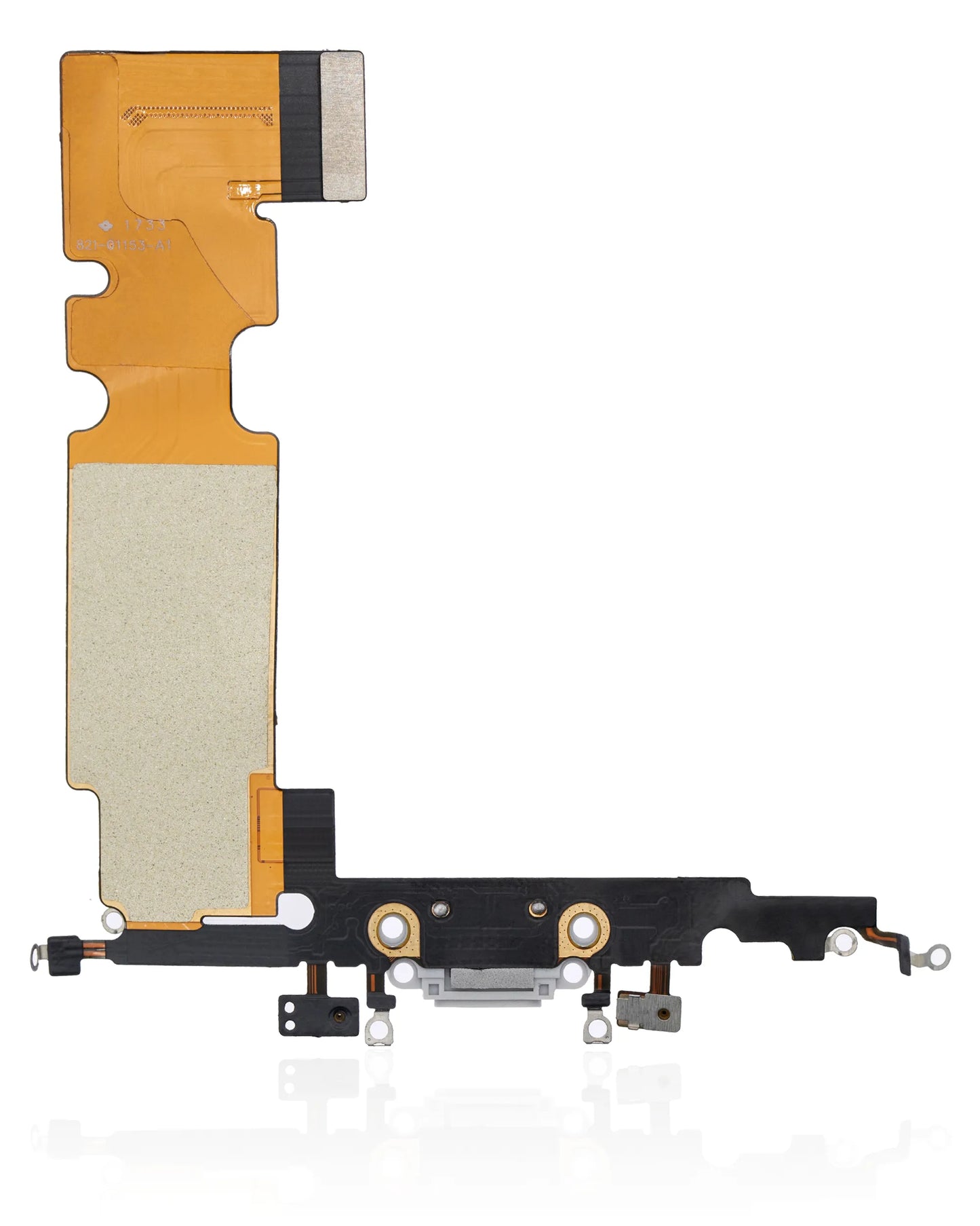 Charging Port Flex Cable For iPhone 8 Plus (Pull) (Silver)
