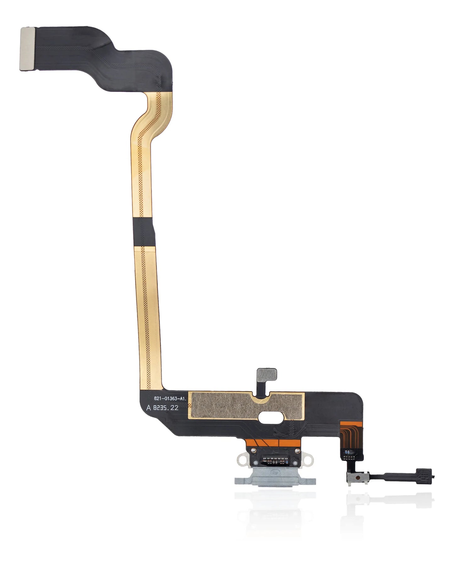 Charging Port Flex Cable For iPhone XS (Pull) (Silver)
