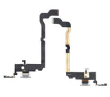 Charging Port Flex Cable For iPhone XS Max (Pull) (Silver)