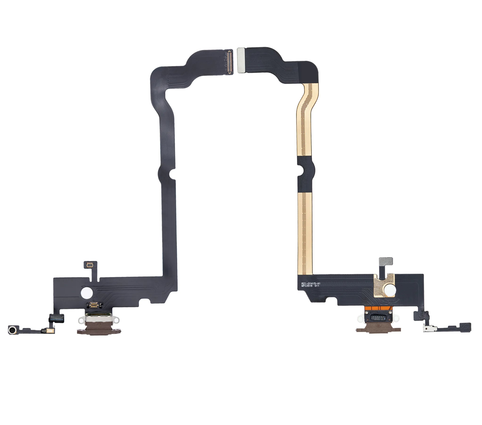 Charging Port Flex Cable For iPhone XS Max (Pull) (Gold)