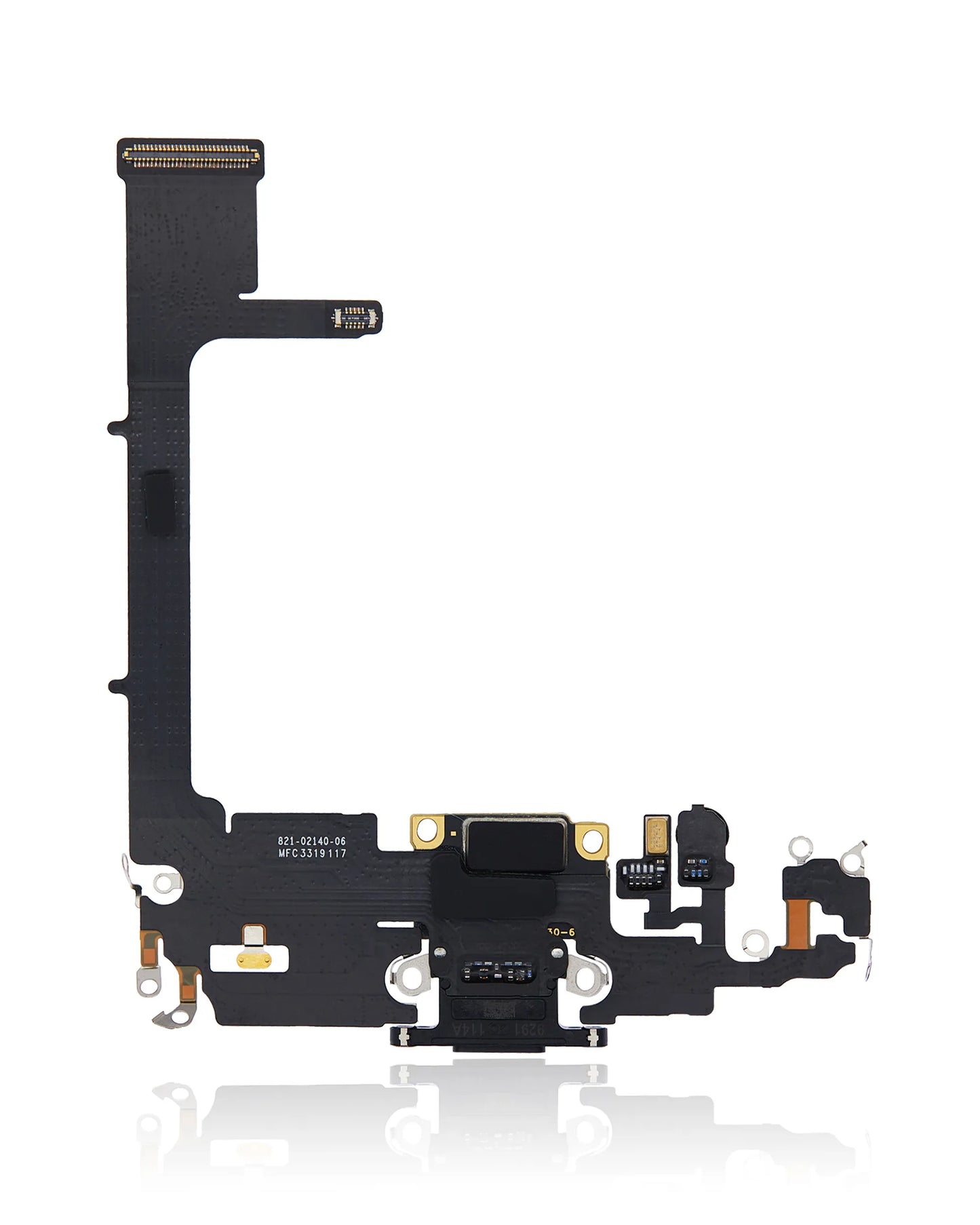 Charging Port Flex Cable With Board For iPhone 11 Pro (Used OEM) (Pull) (Space Gray)