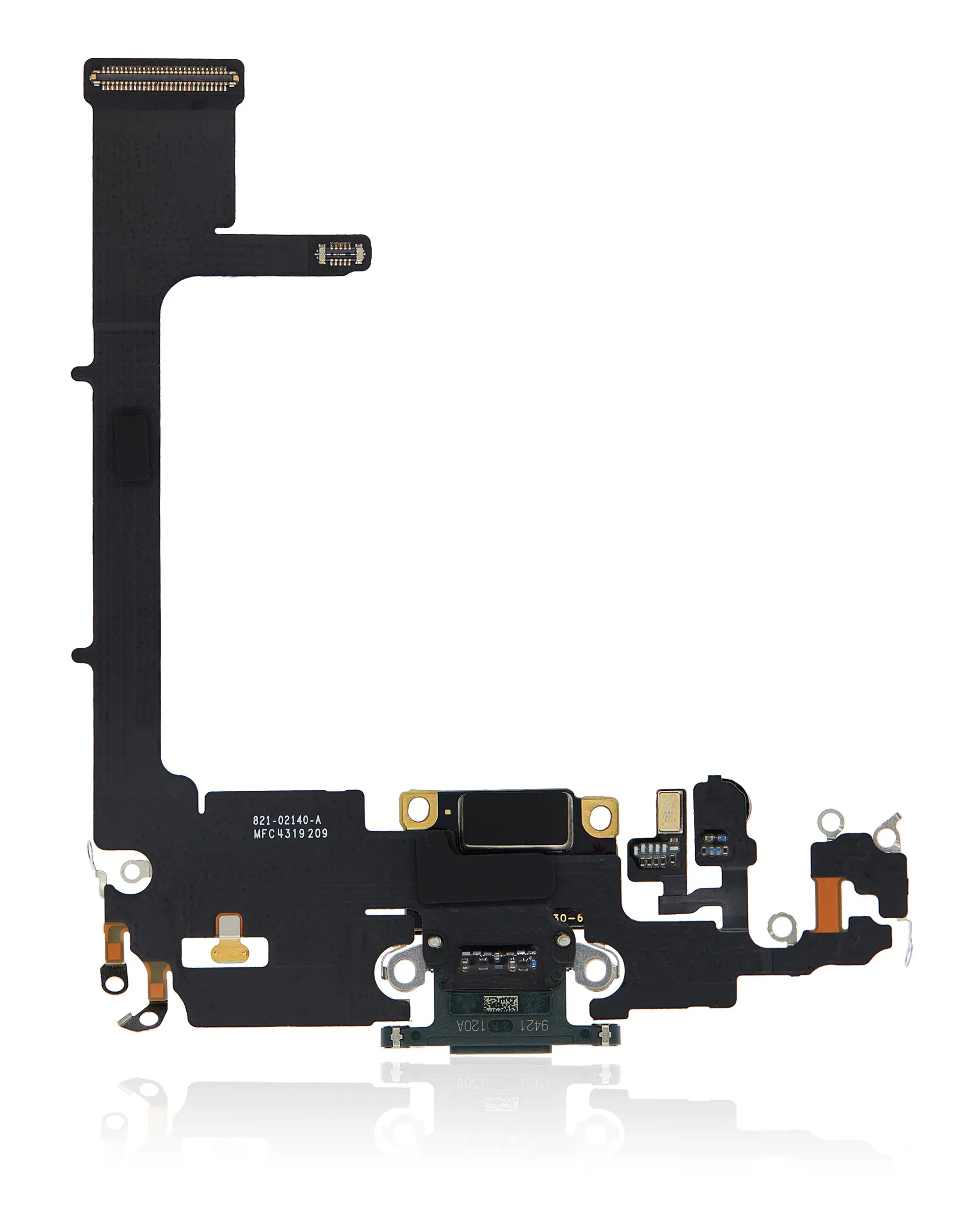 Charging Port Flex Cable With Board For iPhone 11 Pro (Used OEM) (Pull) (Midnight Green)