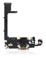 Charging Port Flex Cable With Board For iPhone 11 Pro (Used OEM) (Pull) (Gold)