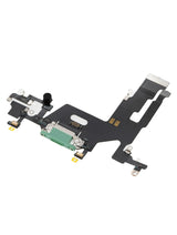Charging Port Flex Cable For iPhone 11 (Green) (Pull)