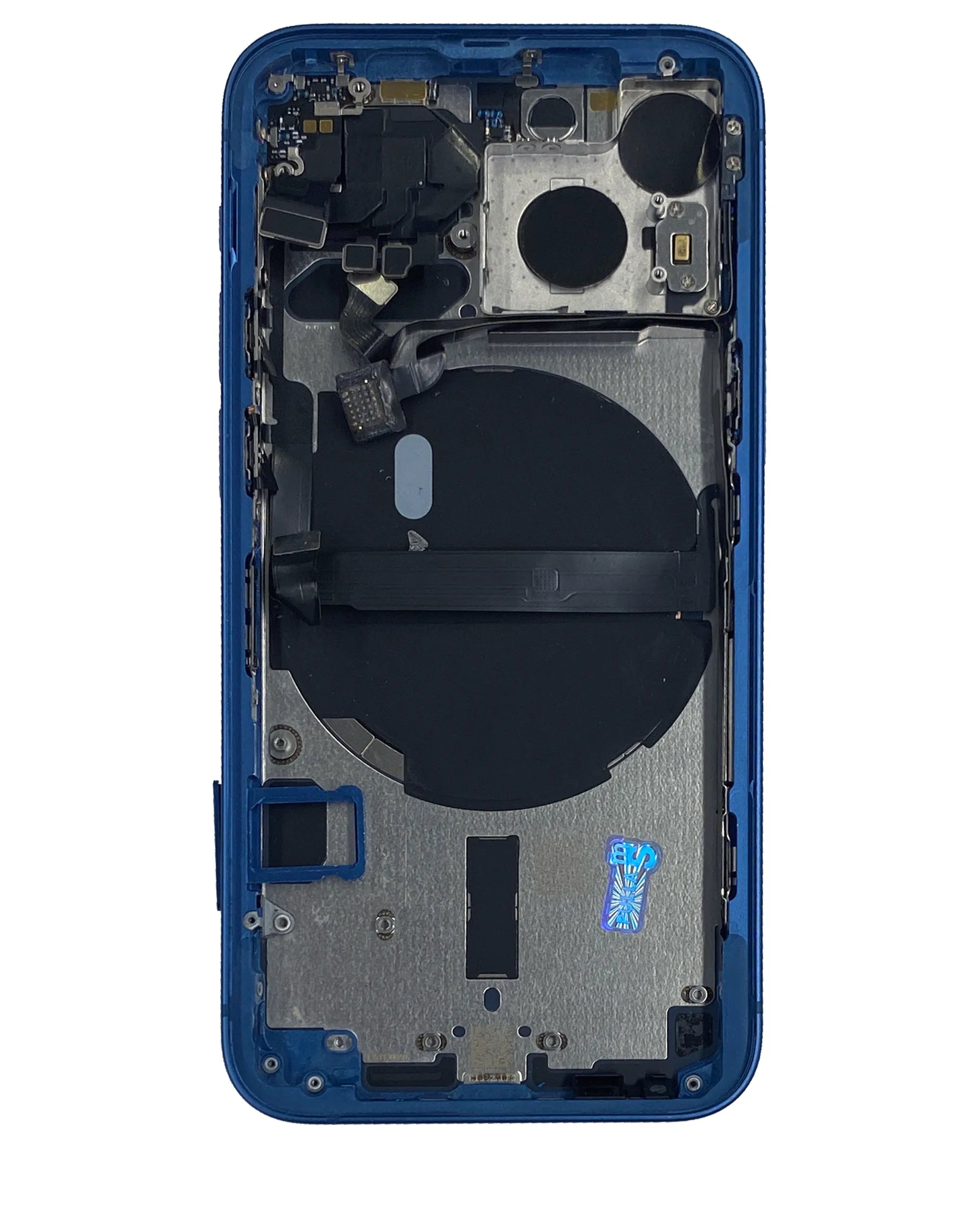 Back Housing W/ Small Parts For iPhone 13 Mini (US Version) (Pull) (Blue)