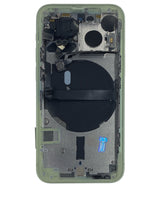 Back Housing W/ Charging Port Flex & Small Parts For iPhone 13 Mini (US Version) (Used OEM) (Pull) (Green)