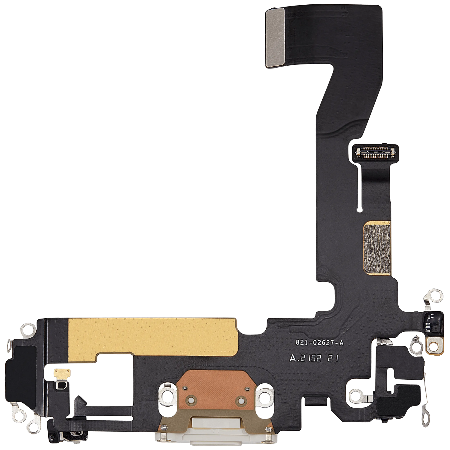 Charging Port Flex Cable For iPhone 12 (Pull) (White)