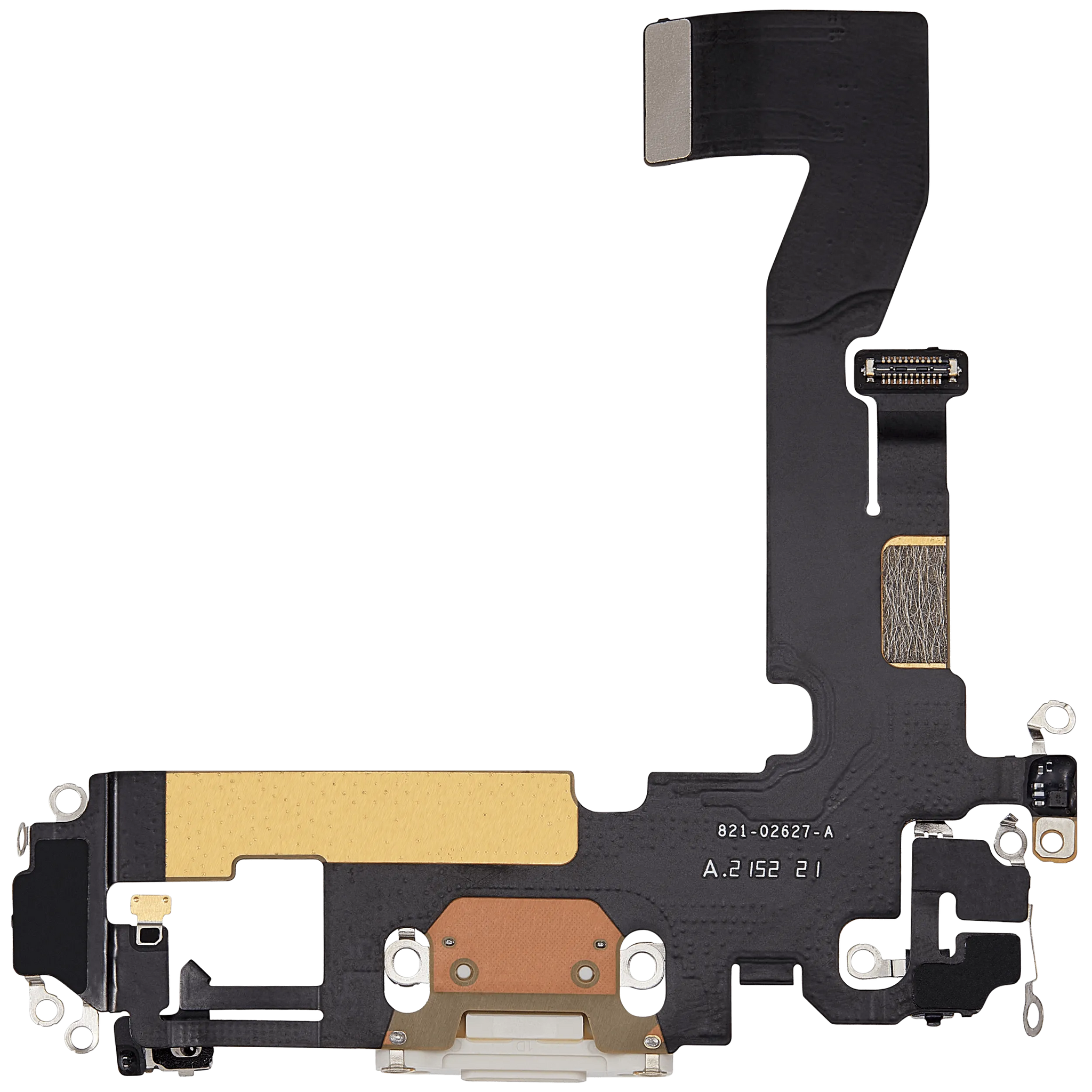 Charging Port Flex Cable For iPhone 12 (Pull) (White)
