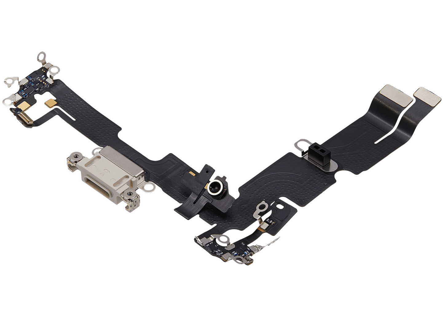 Charging Port Flex Cable For iPhone 14 Plus (Pull) (Starlight)