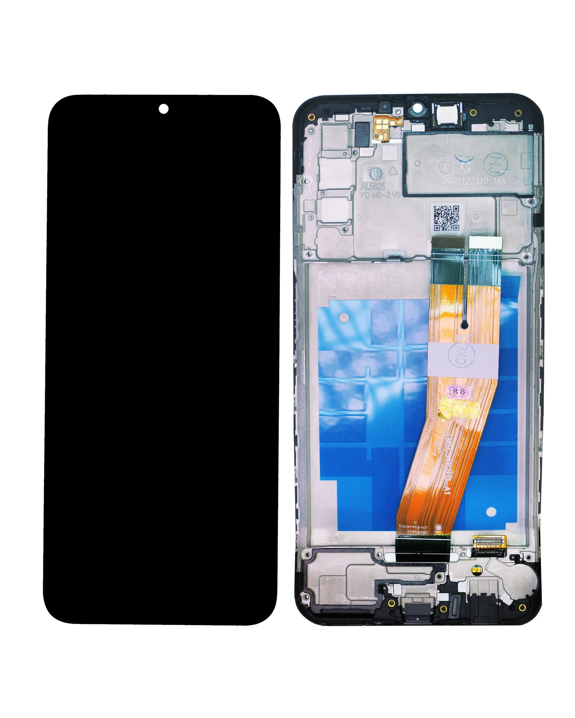 LCD Assembly With Frame For Samsung Galaxy A03s (A037F / 2021) (Dual Sim) (Micro USB Frame) (Refurbished) (All Color)