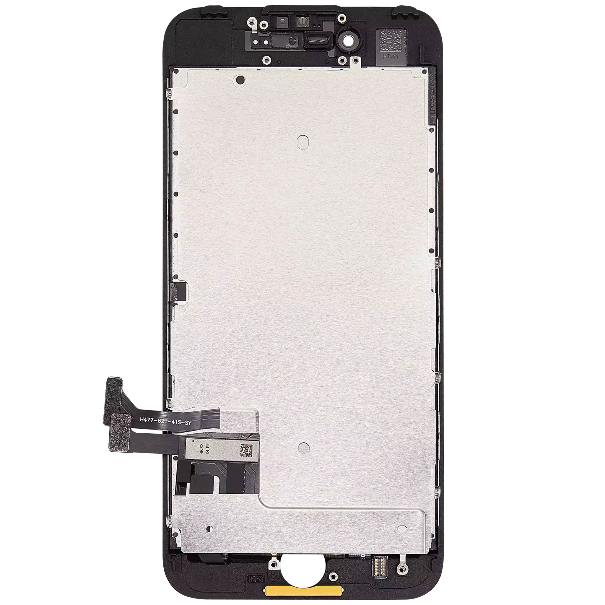 LCD Assembly With Steel Plate For iPhone 7 (Pro LCD) (Black)