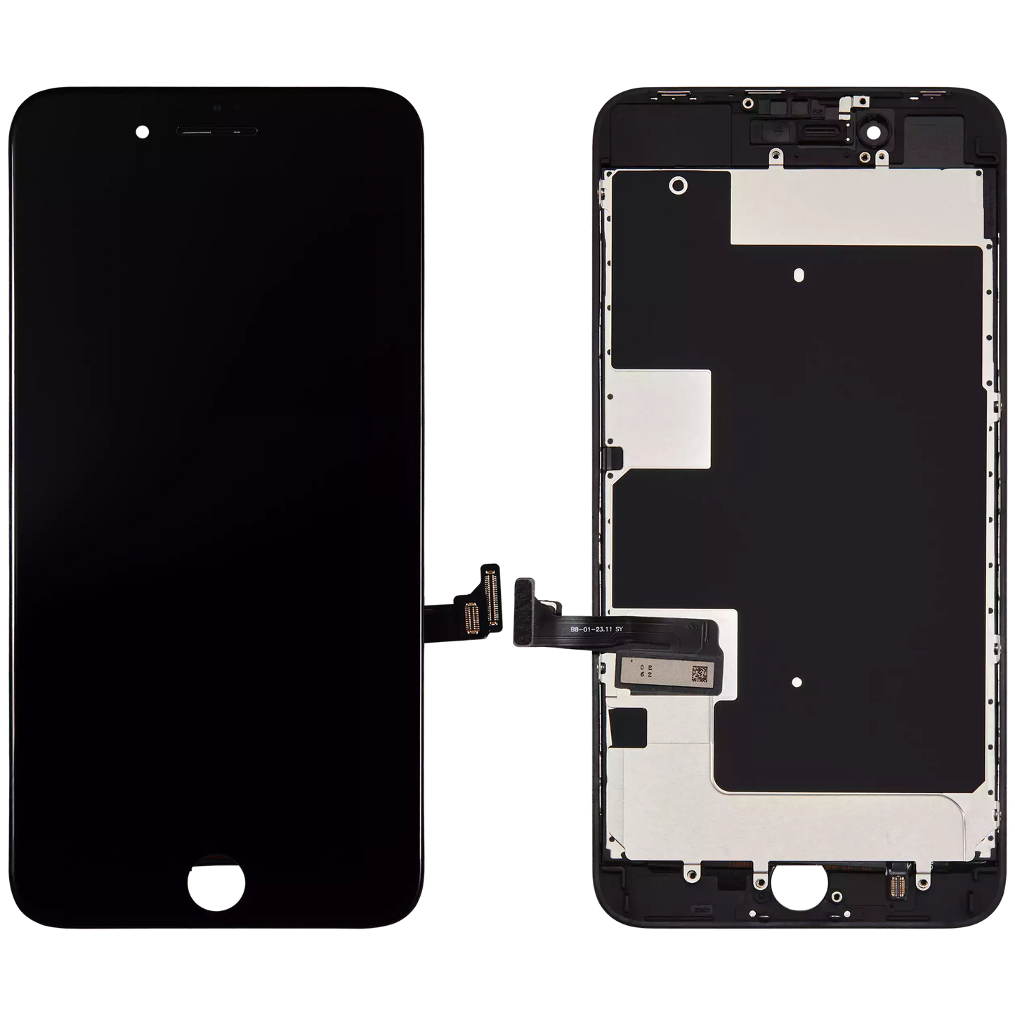 LCD Assembly With Steel Plate For iPhone 8 Plus (Incell) (Black)