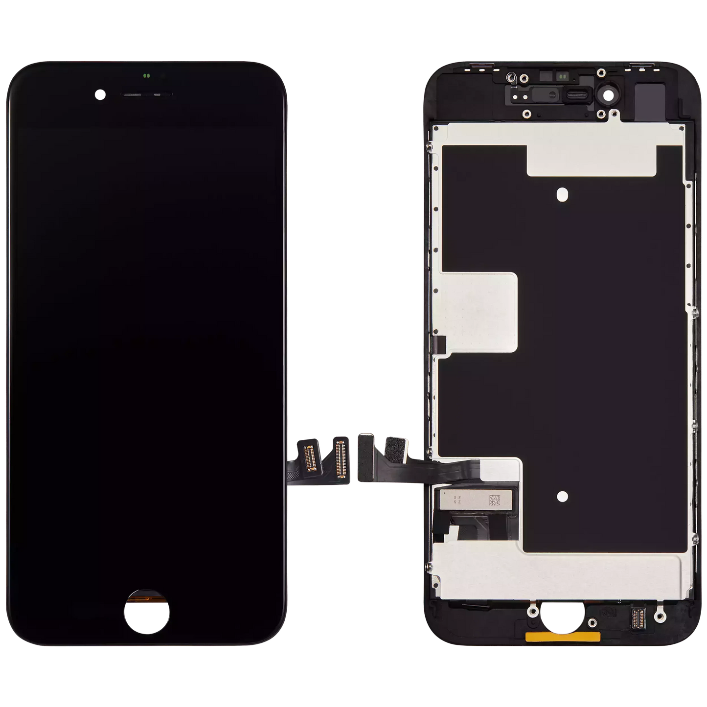 LCD Assembly With Steel Plate For iPhone 8 / SE (2020 / 2022) (Incell) (Black)