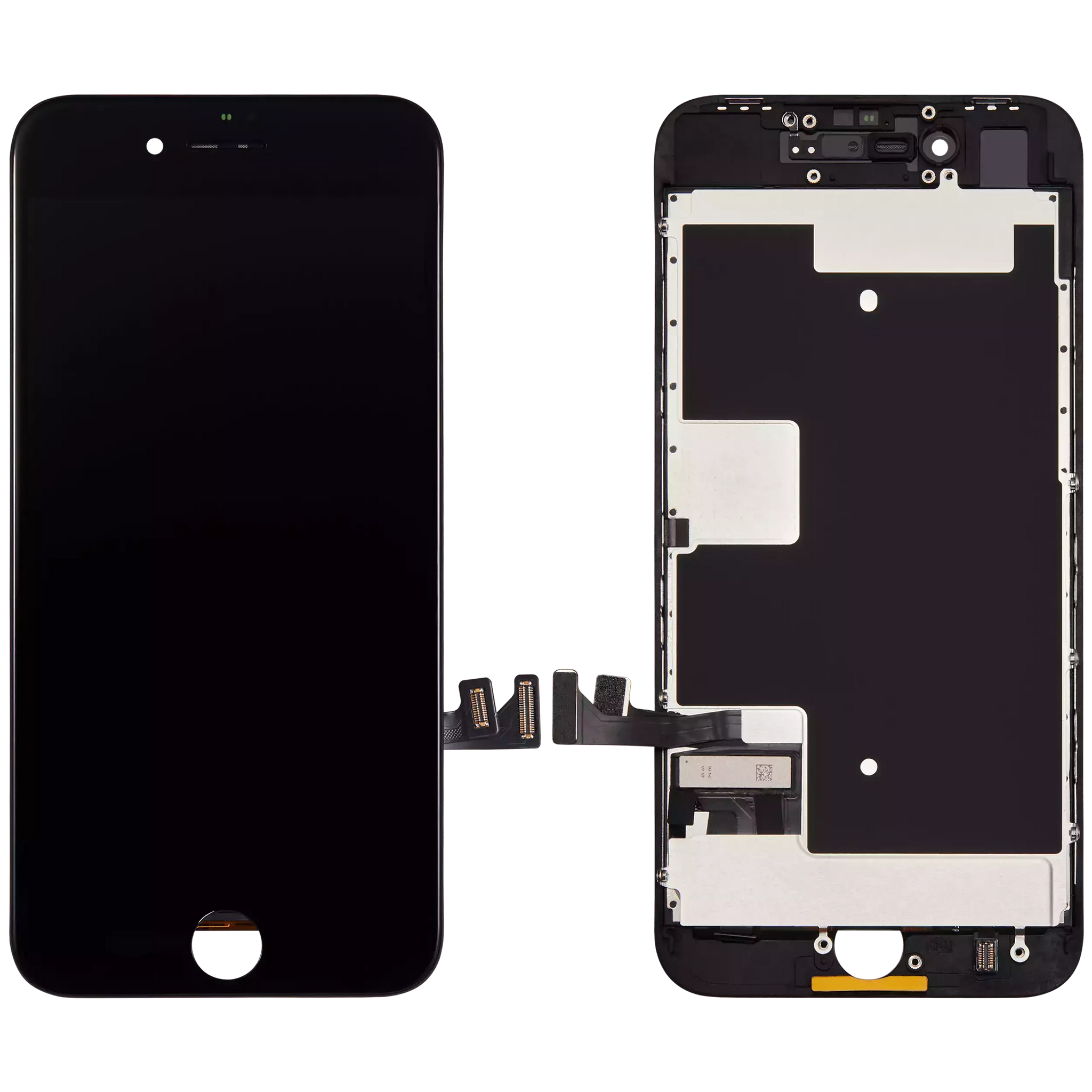 LCD Assembly With Steel Plate For iPhone 8 / SE (2020 / 2022) (Incell) (Black)