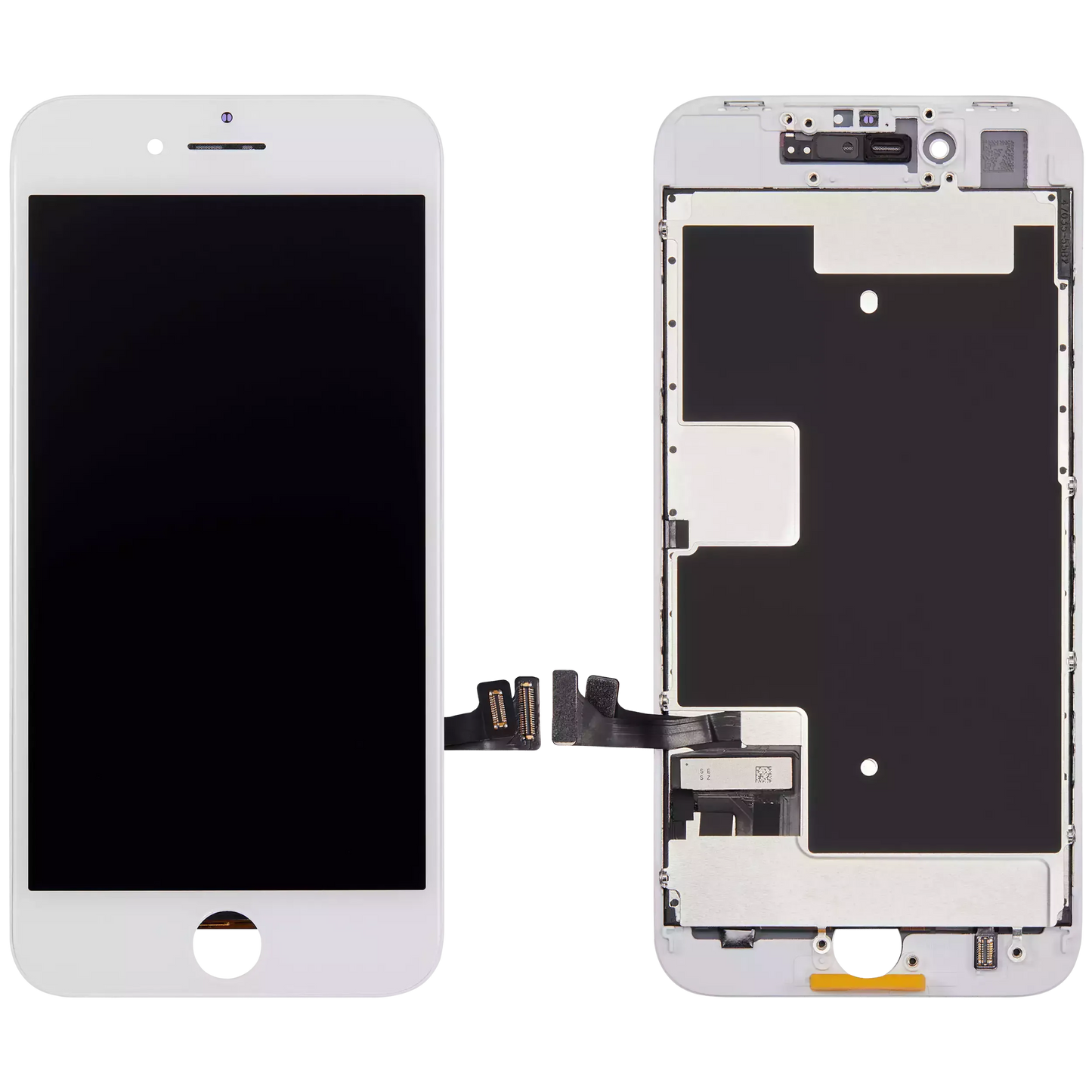 LCD Assembly With Steel Plate For iPhone 8 / SE (2020 / 2022) (Incell) (White)