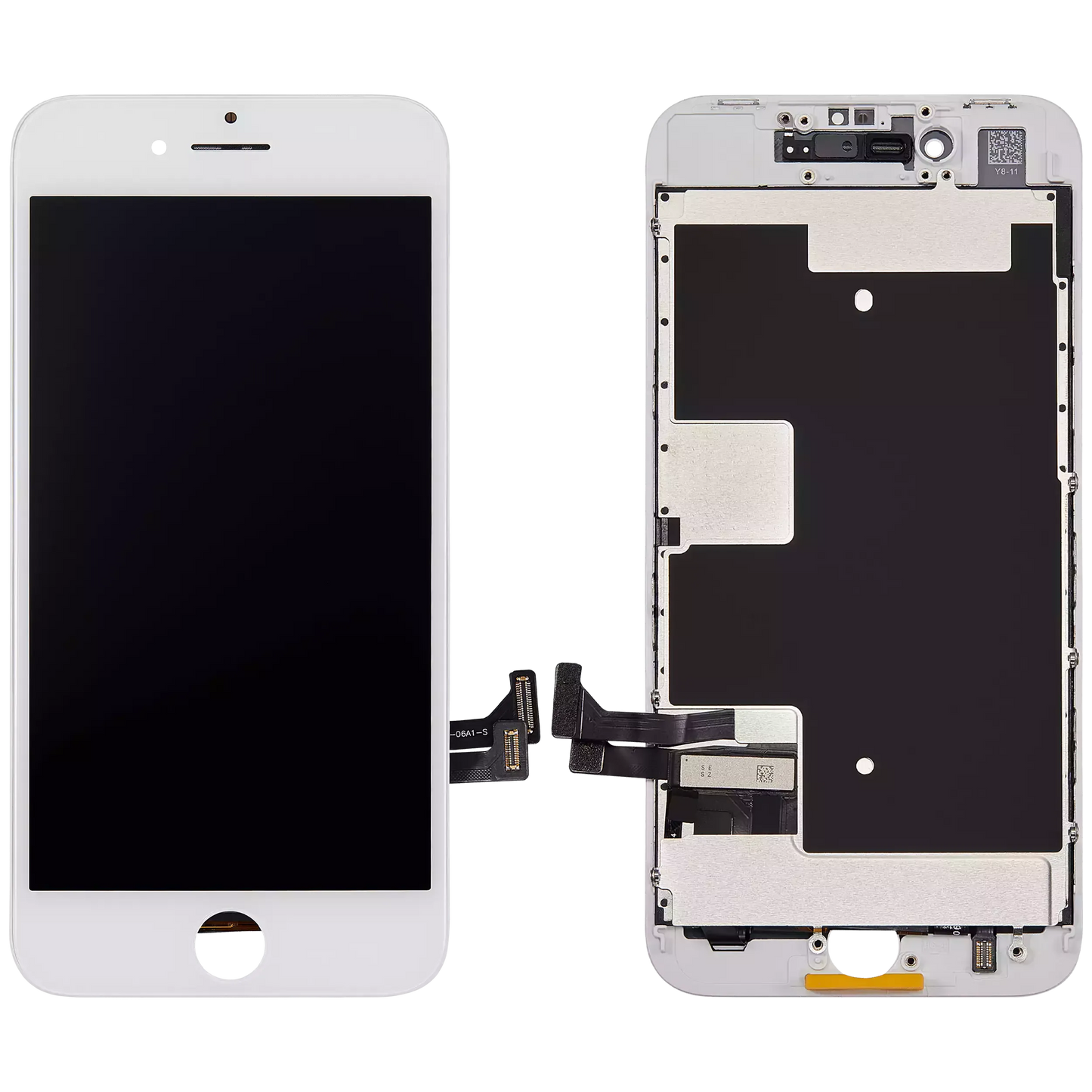 LCD Assembly With Steel Plate For iPhone 8 / SE (2020 / 2022) (Pro Incell) (White)