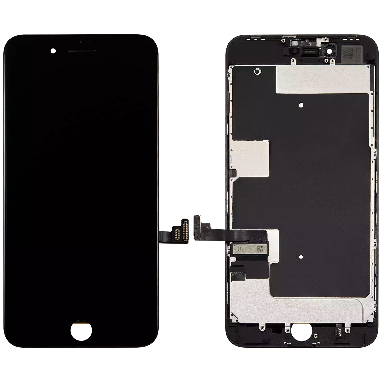 LCD Assembly With Steel Plate For iPhone 8 Plus (Refurbished) (Black)
