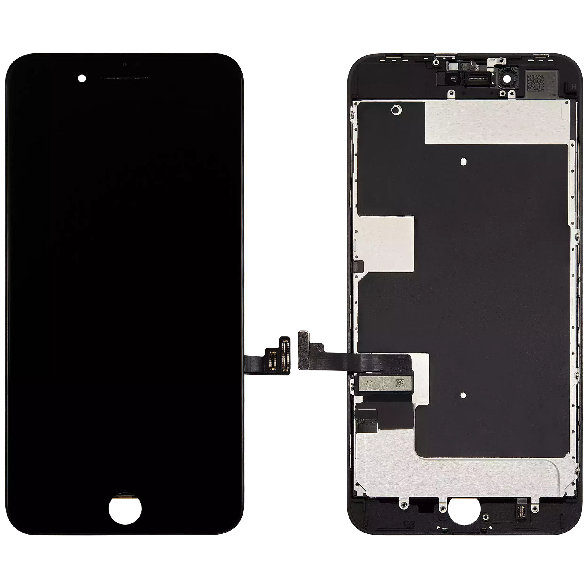 LCD Assembly With Steel Plate For iPhone 8 Plus (Refurbished) (Black)