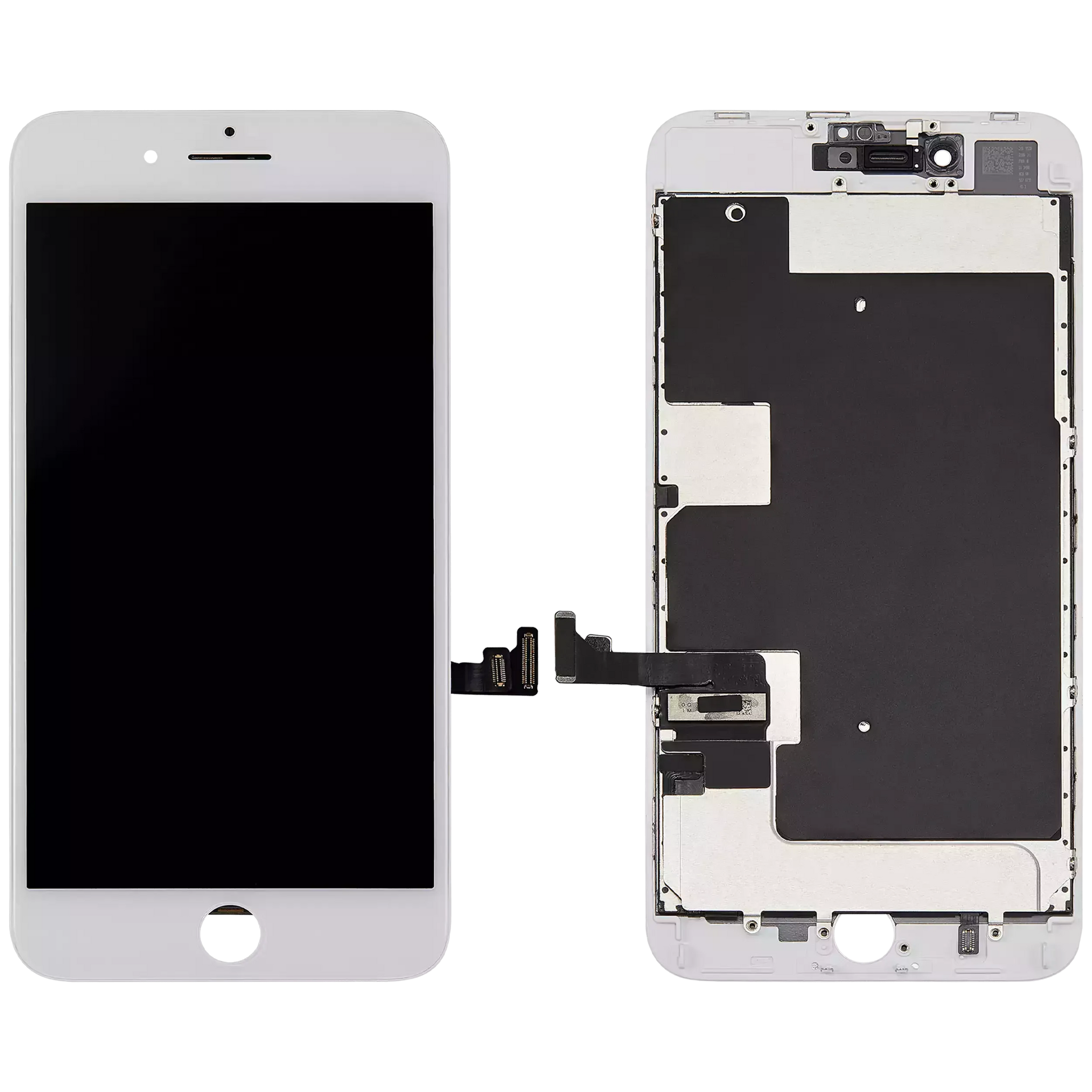 LCD Assembly With Steel Plate For iPhone 8 Plus (Refurbished) (White)