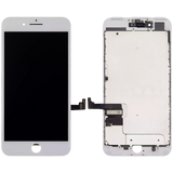 LCD Assembly With Steel Plate For iPhone 7 Plus (Refurbished: LG) (White)