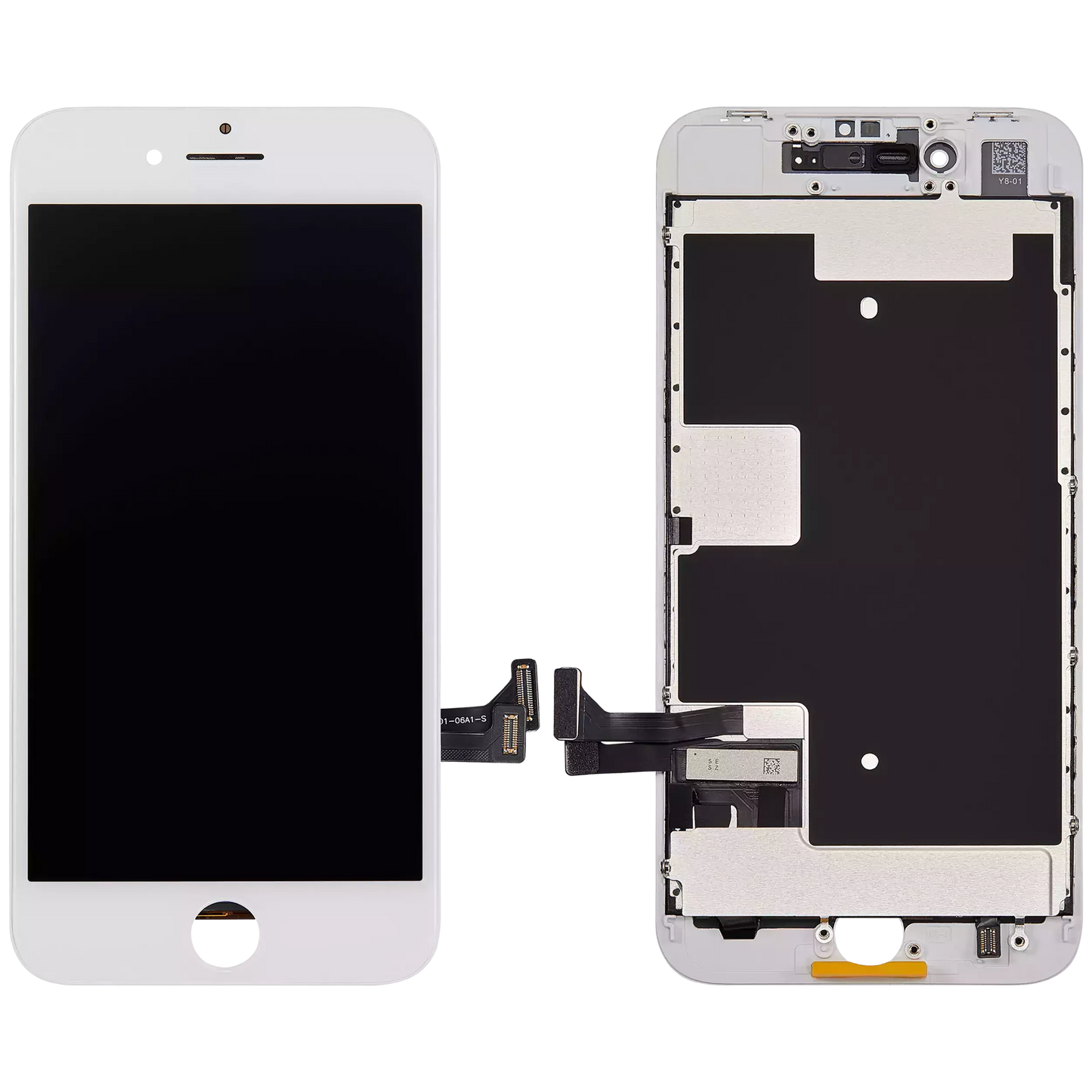 LCD Assembly With Steel Plate For iPhone 8 / SE (2020 / 2022) (Pro Incell) (White)