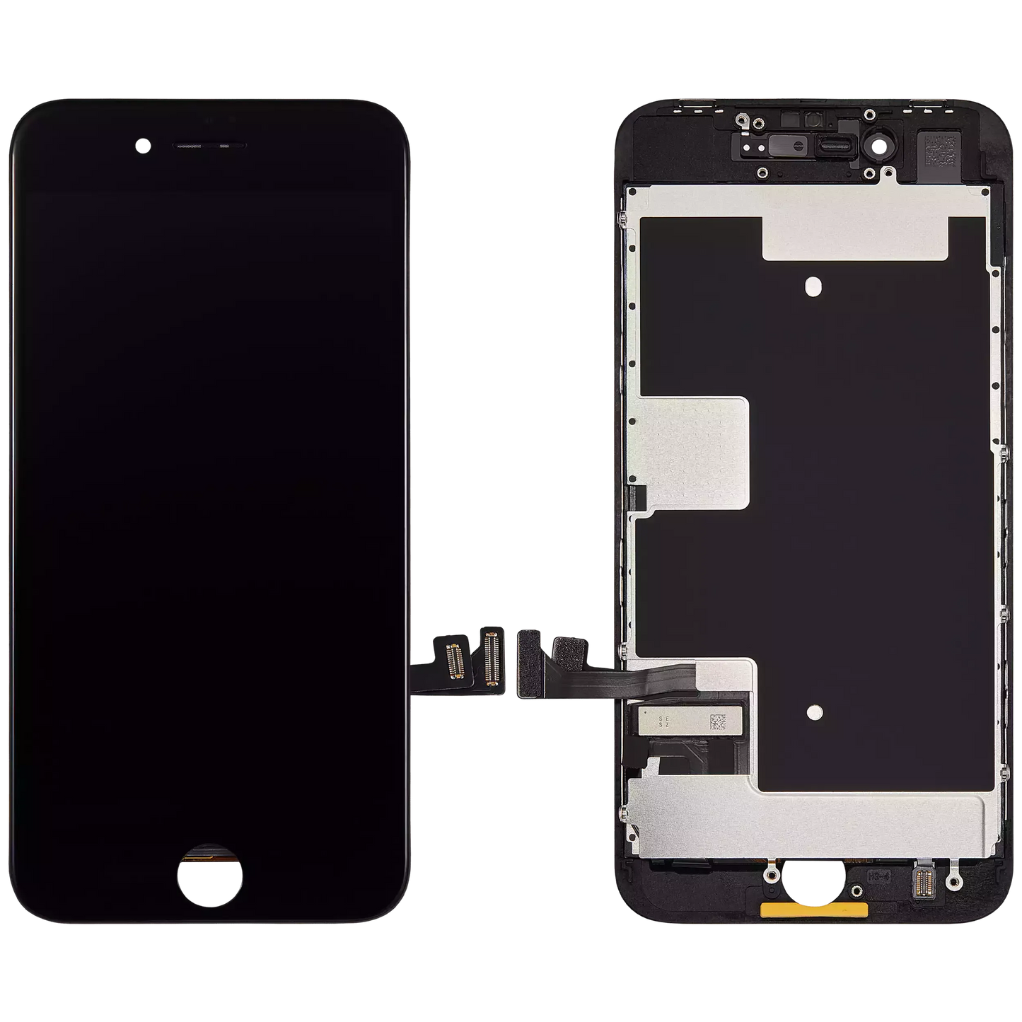 LCD Assembly With Steel Plate For iPhone 8 / SE (2020 / 2022) (Pro LCD) (Black)