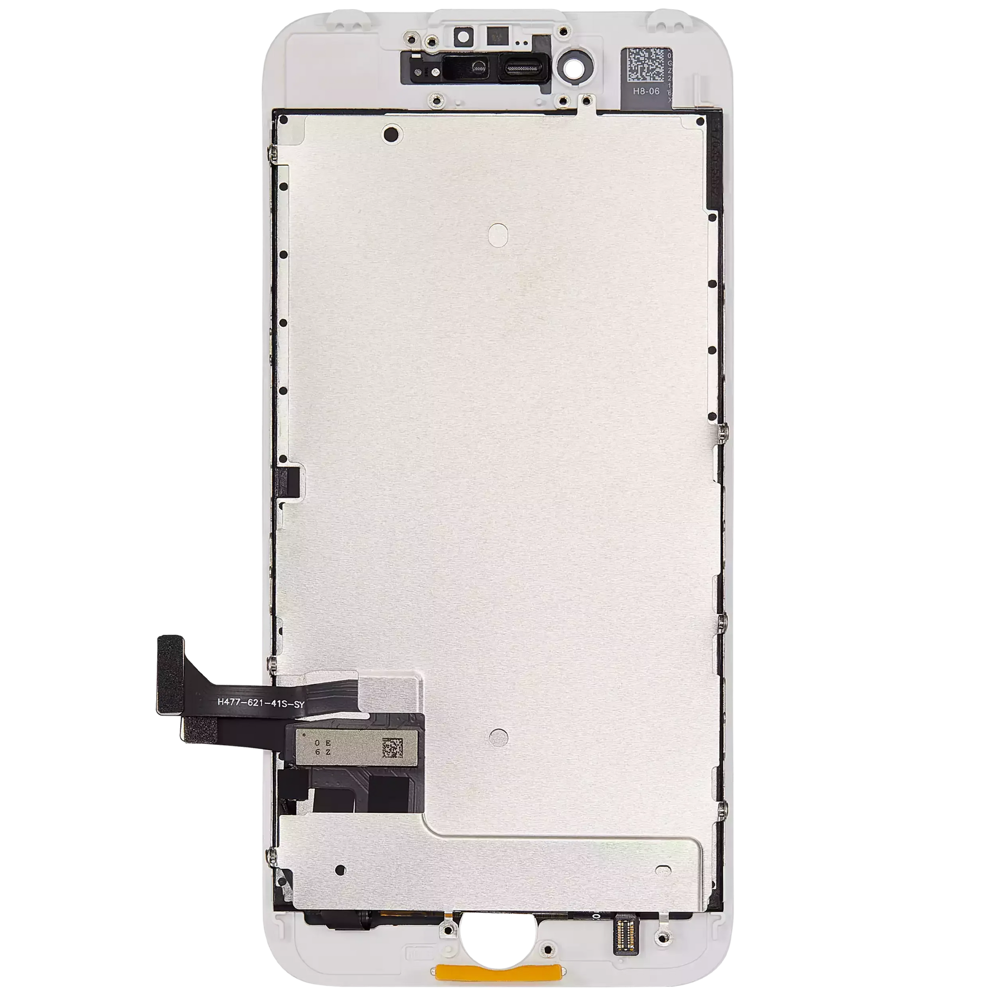 LCD Assembly With Steel Plate For iPhone 7 (Pro LCD) (White)
