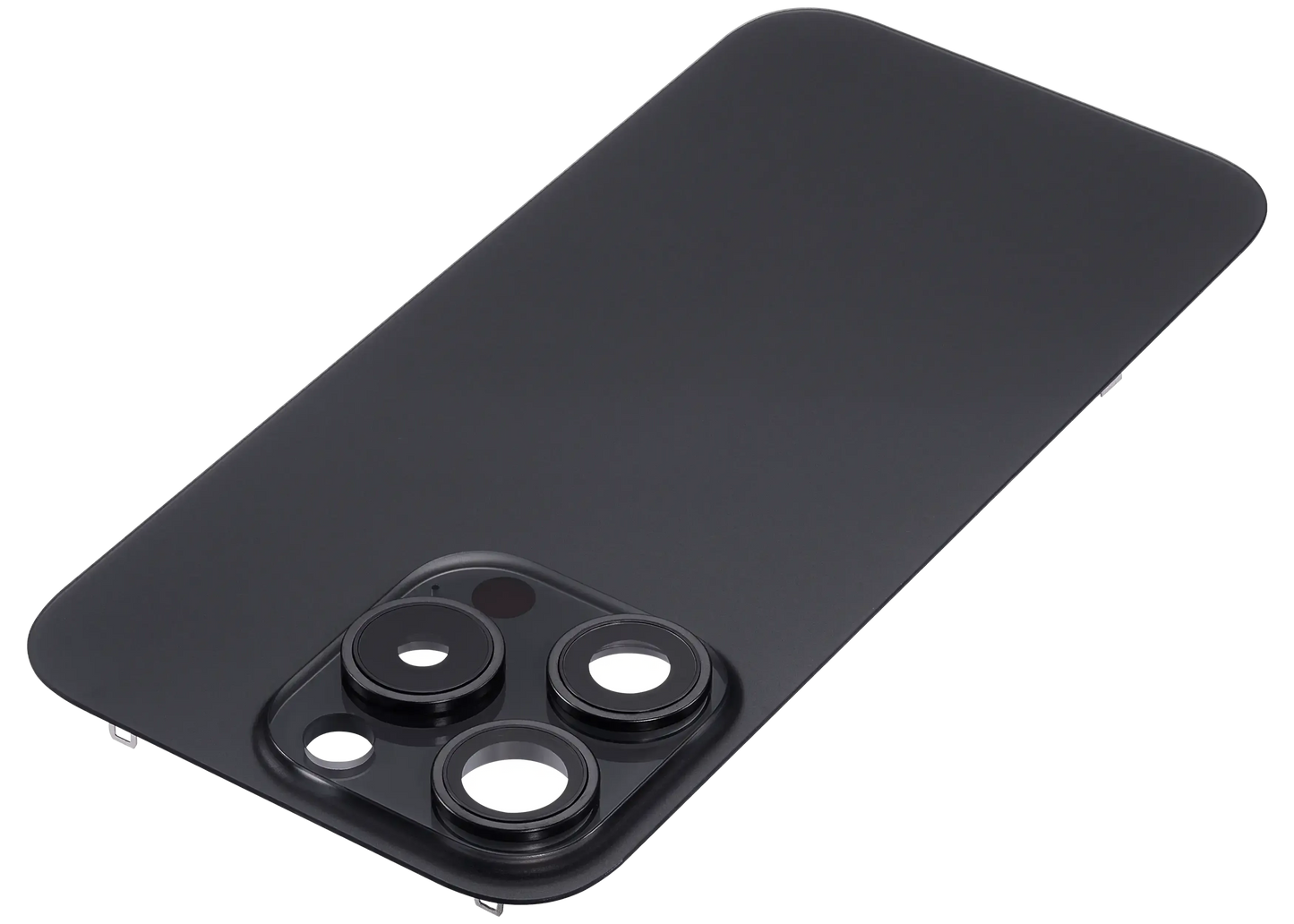 Back Glass w/ MagSafe Magnet For iPhone 15 Pro (Aftermarket) (Black Titanium) (No Logo)